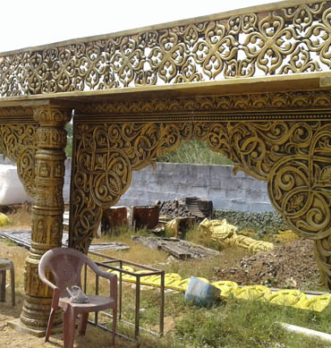 Entrance and pathway